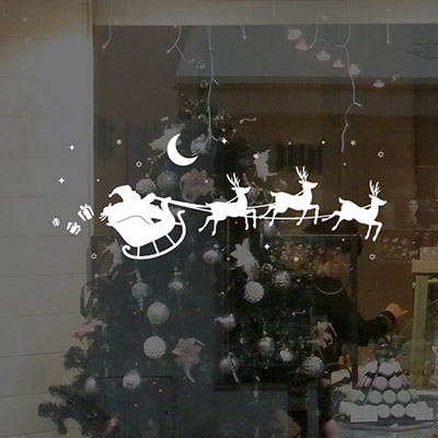 Decoration de Noel pour vitrines et intérieurs